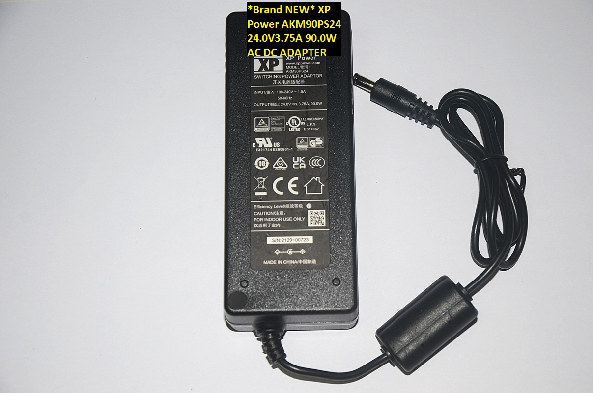 *Brand NEW* AC100-240V AKM90PS24 XP Power 24.0V3.75A 90.0W AC DC ADAPTER